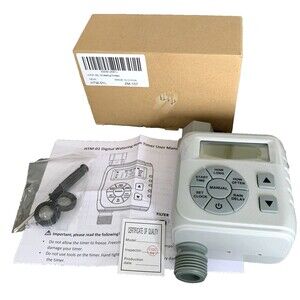 HTM-01L Single Zone Water Timer for Garden, Lawn New Open Box